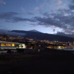 Puerto de la Cruz. Widok na wulkan Del Teide