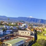 Puerto de la Cruz. Widok na wulkan Del Teide