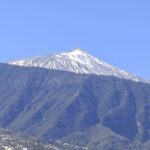 Puerto de la Cruz. Widok na wulkan Del Teide
